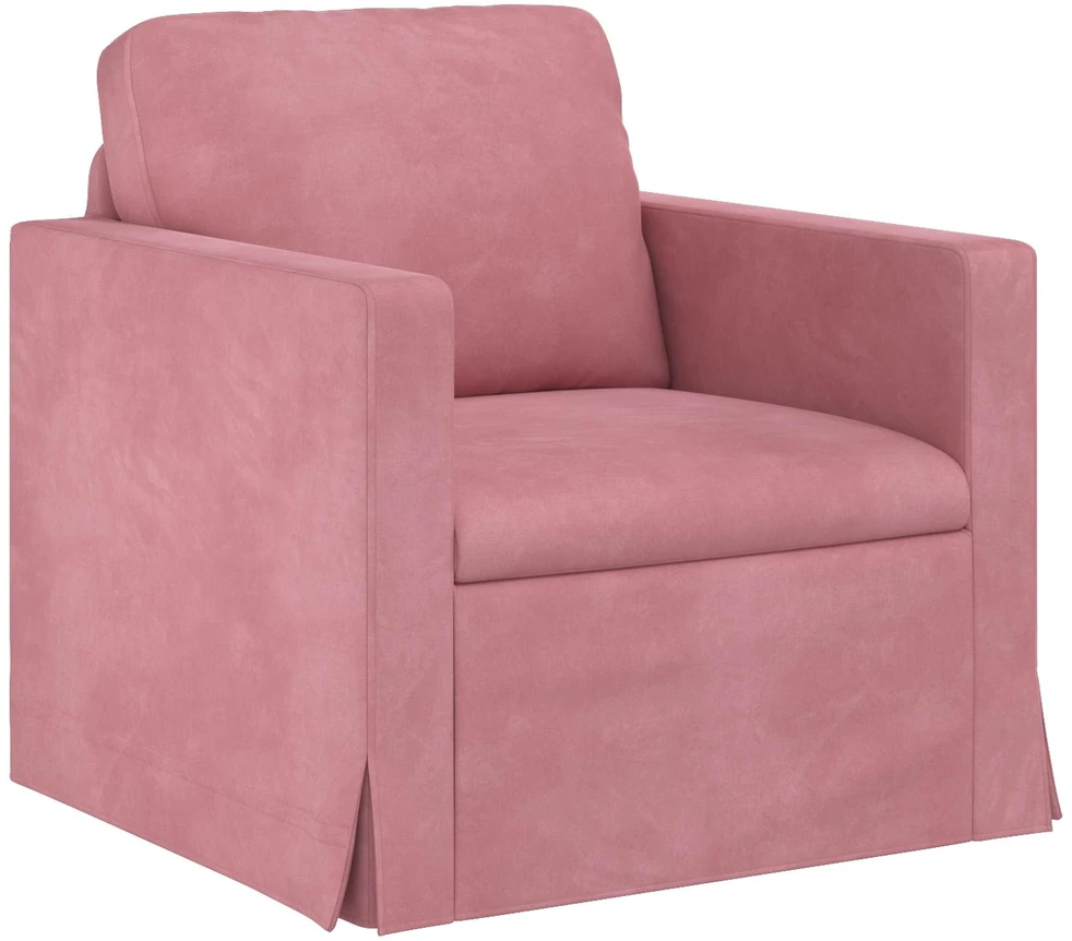 Sofa Sofos komplektas 2 vnt. Rožinė Aksomas