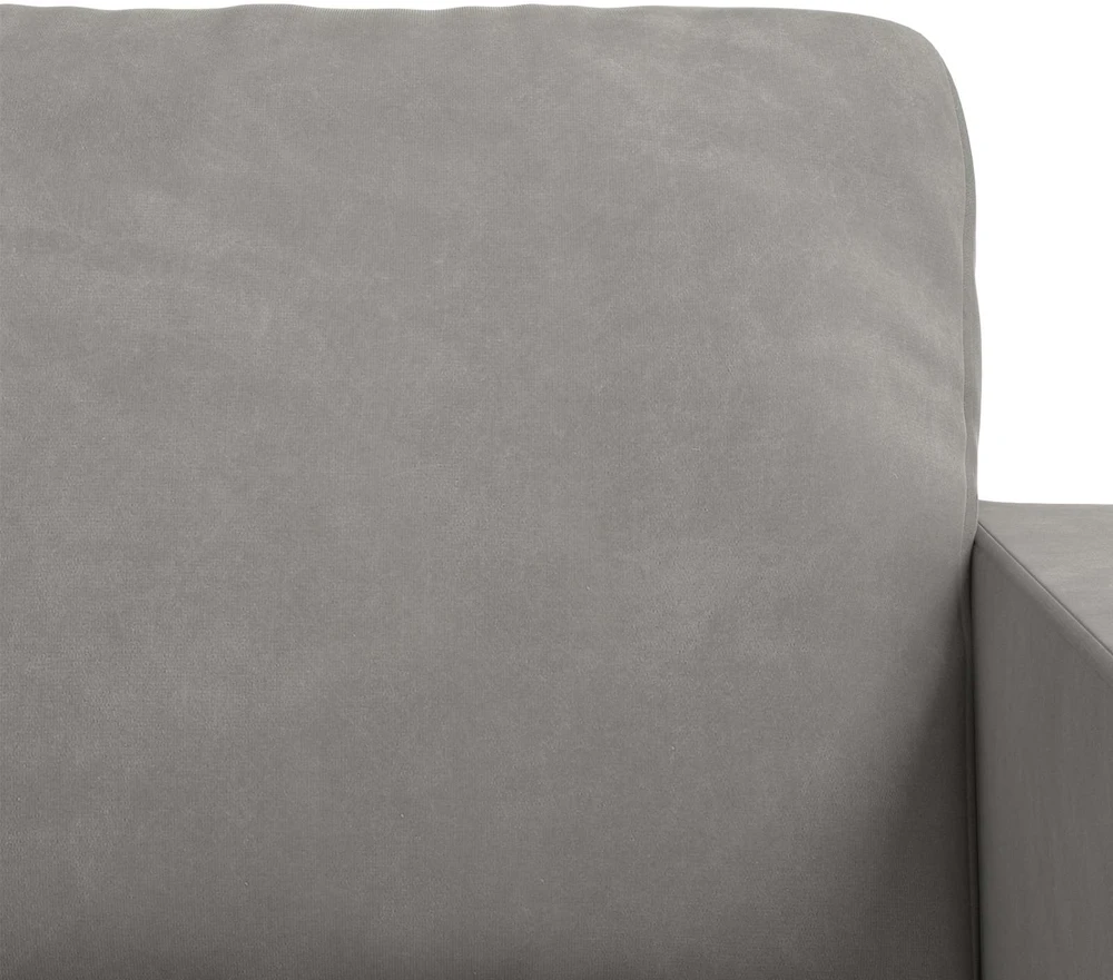 Sofa Sofos komplektas 2 vnt. Šviesiai pilka Aksomas