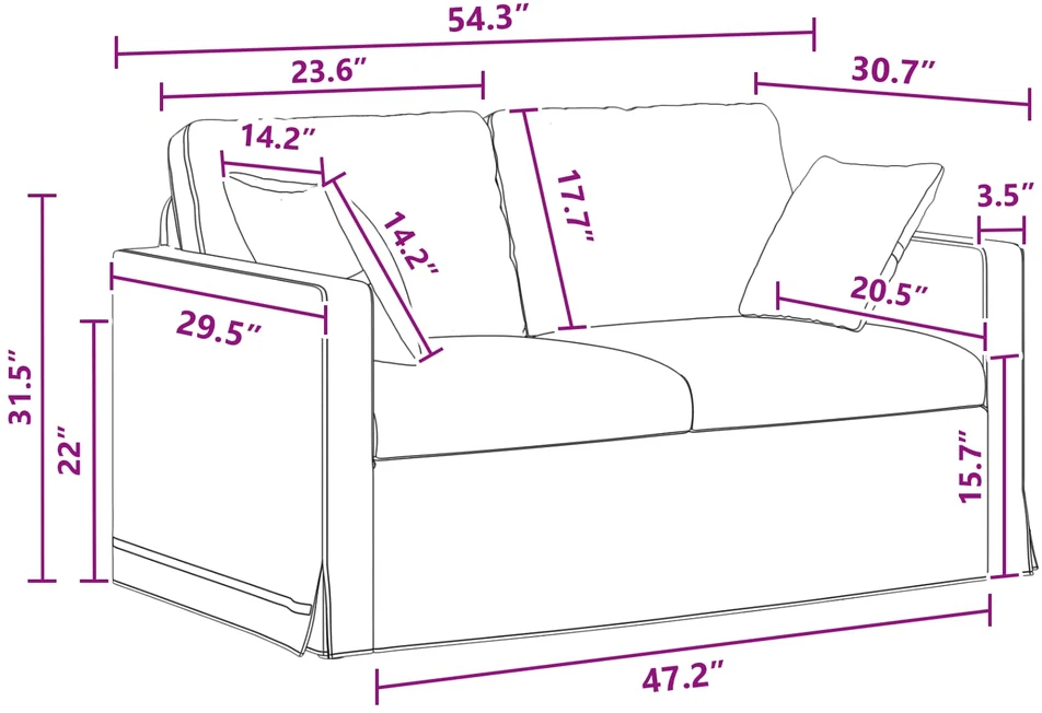 Sofa Sofos komplektas 2 vnt. Tamsiai pilka Aksomas