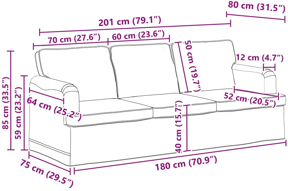 Sofa Sofos komplektas 2 vnt. Tamsiai žalia audinys