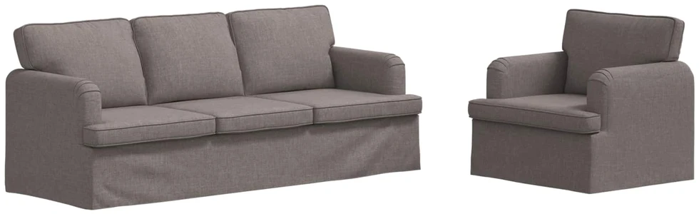 Sofa Sofos komplektas 2 vnt. Tortora audinys