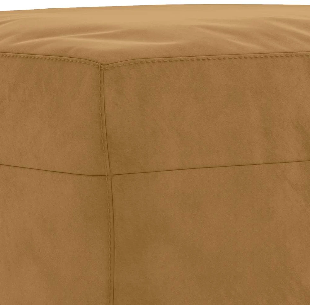 Sofa Sofos komplektas, 3 dalių, rudos spalvos, aksomas