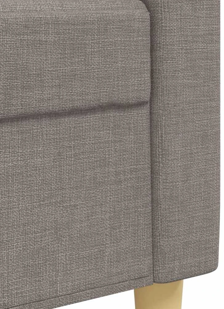 Sofa Sofos komplektas, 3 dalių, taupe spalvos, audinys