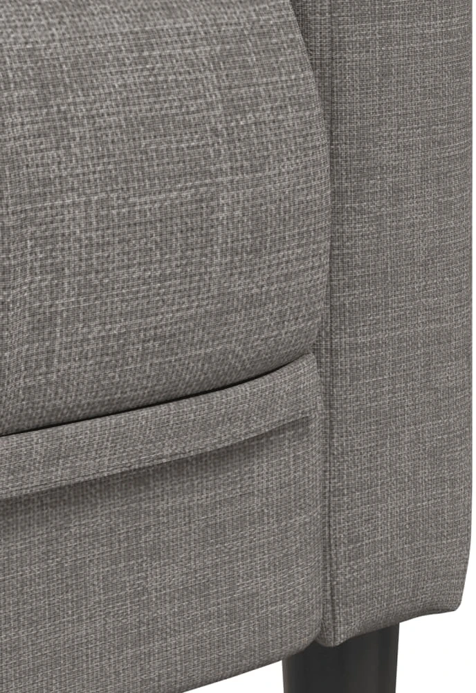 Sofa Sofos komplektas, 3 dalių, taupe spalvos, audinys