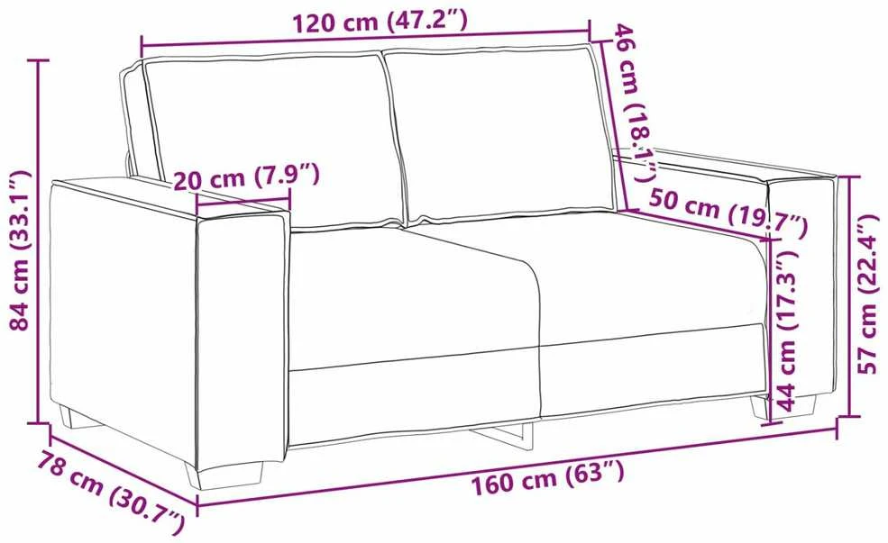Sofa Sofos komplektas 3 vnt. Smėlio Lino mišinio audinys
