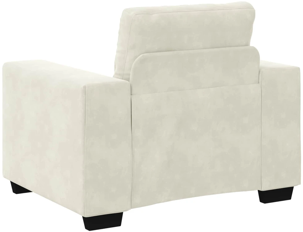 Sofa Sofos komplektas 3 vnt. Kreminė Aksomas