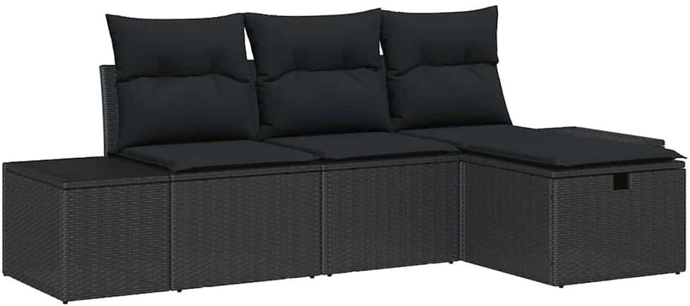 Sofos komplektas 4 vnt. poliratanas