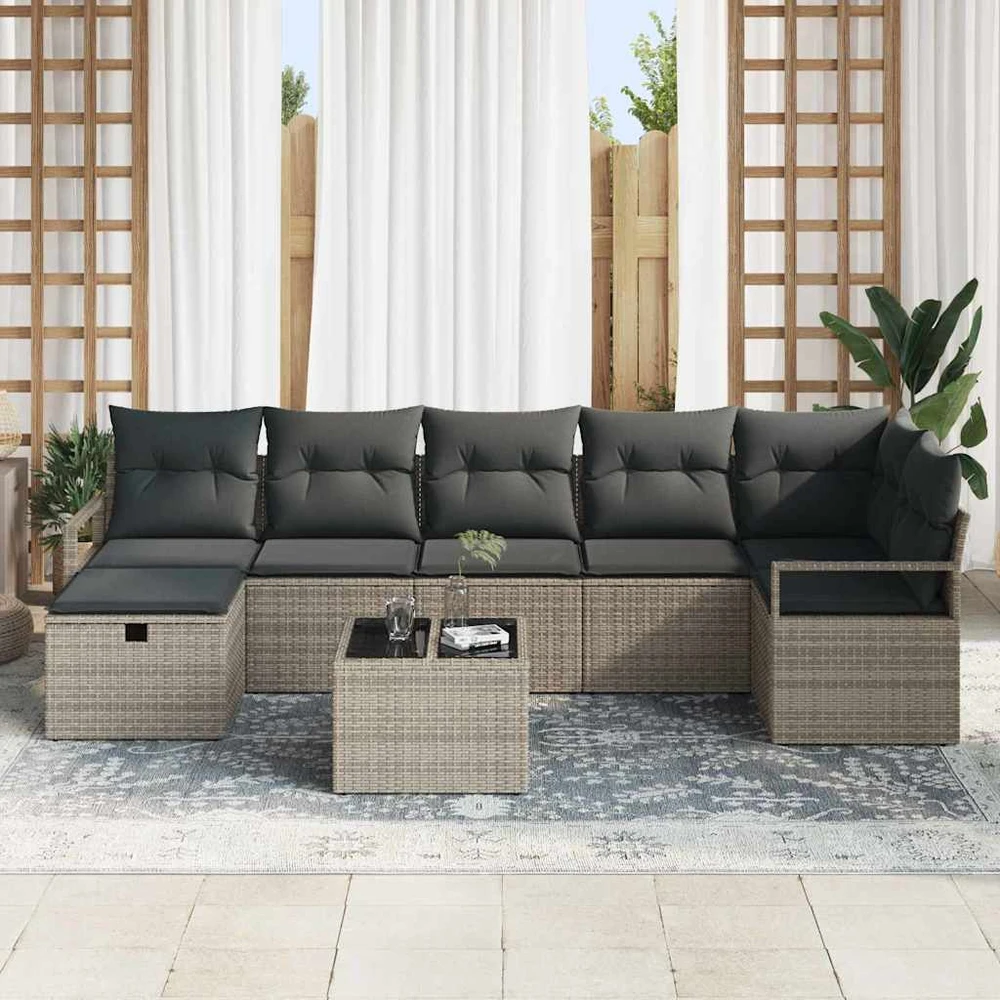 Sofos komplektas 4 vnt. poliratanas