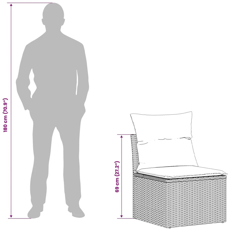 Sofos komplektas 5 vnt. Bežinė ir šviesiai pilka