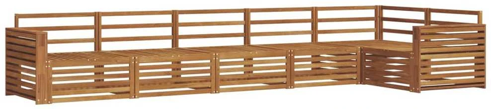 Lauko sofos komplektas 6 vnt. Natūrali