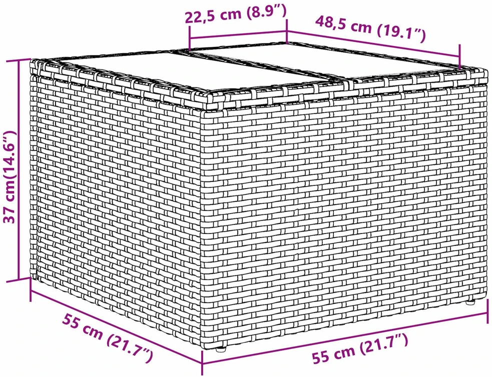 Sofos komplektas 9 vnt. 8-Vietų skaičius Juoda ir turkio