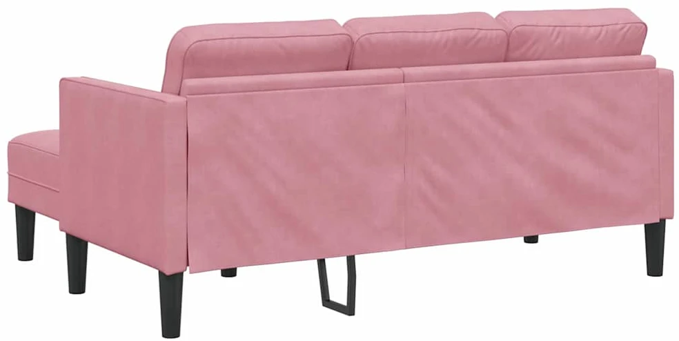 Sofa Sofos komplektas 2 vnt. Rožinė Poliesteris