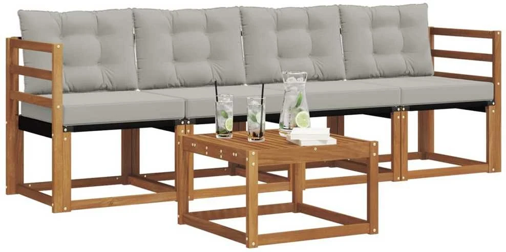 Lauko sofos komplektas 5 vnt. 4 vietos