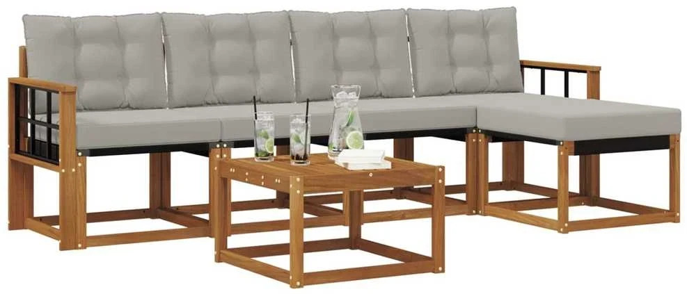 Lauko sofos komplektas 6 vnt. 5 vietos