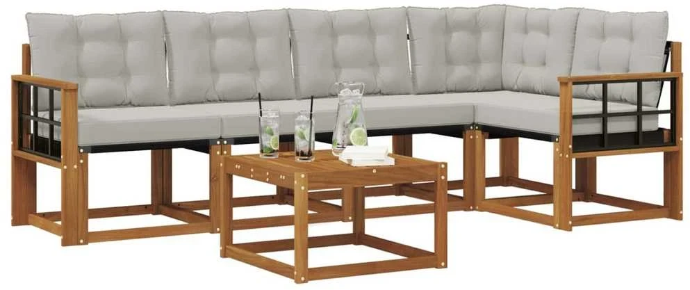 Lauko sofos komplektas 6 vnt. 5 vietos