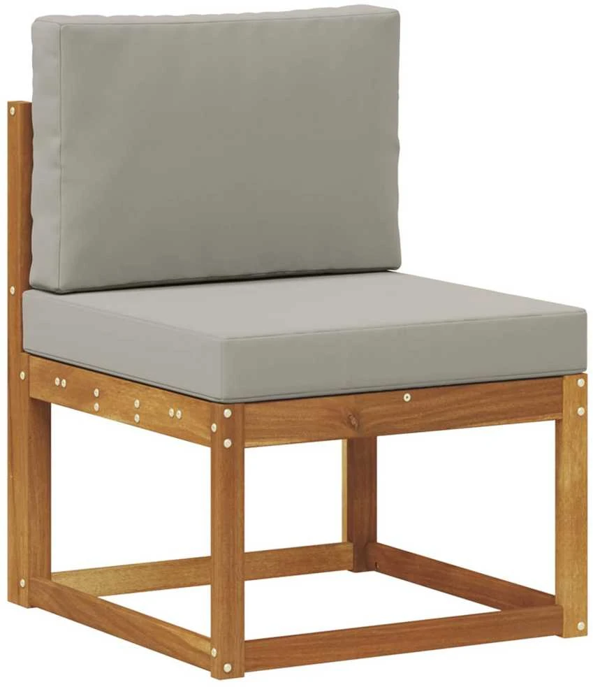 Sofa Lauko sofos komplektas 6 vnt. Natūrali ir šviesiai pilka