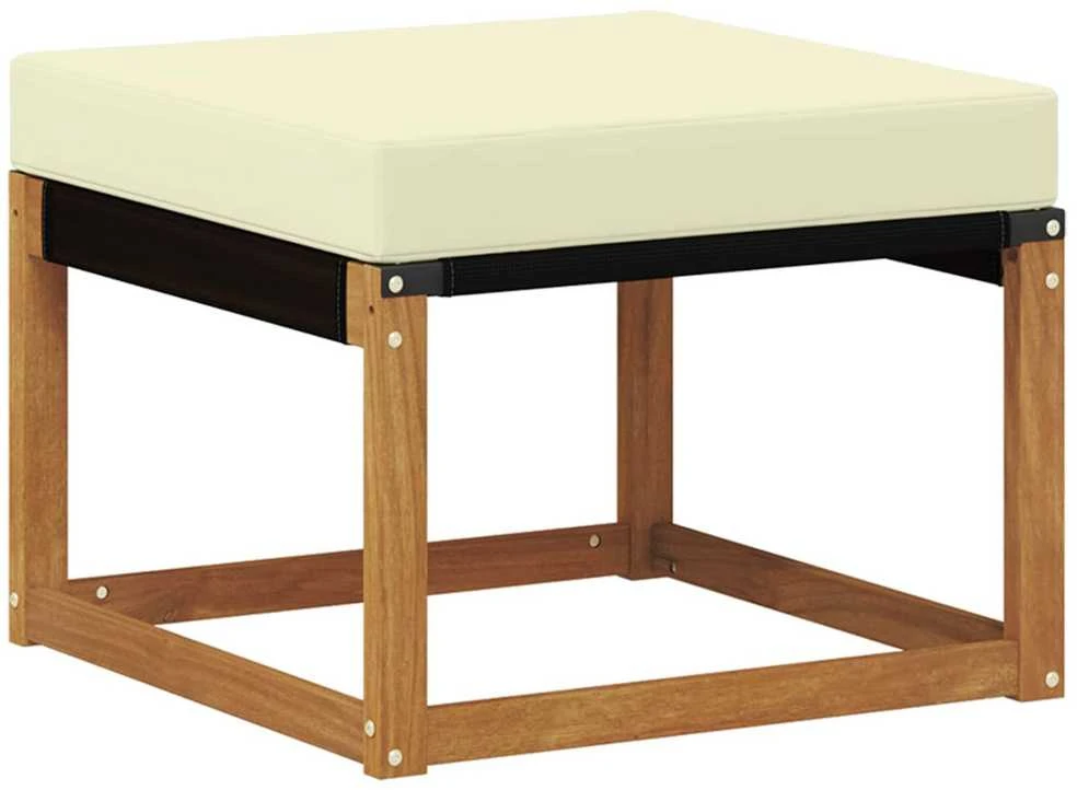 Lauko sofos komplektas 6 vnt. Natūralus ir grietinėlė