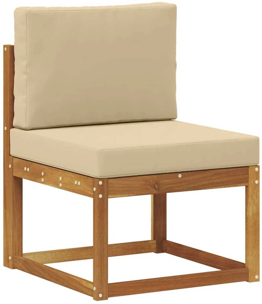 Sofa Lauko sofos komplektas 6 vnt. Natūralus ir bežinis