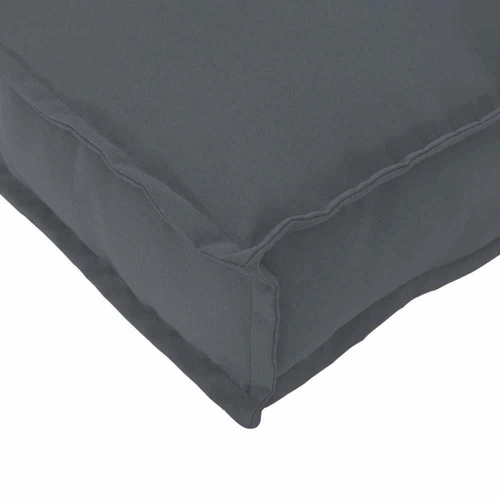 Sofa Sofos komplektas su pagalve Antracitas 133 x 92 x 69 cm