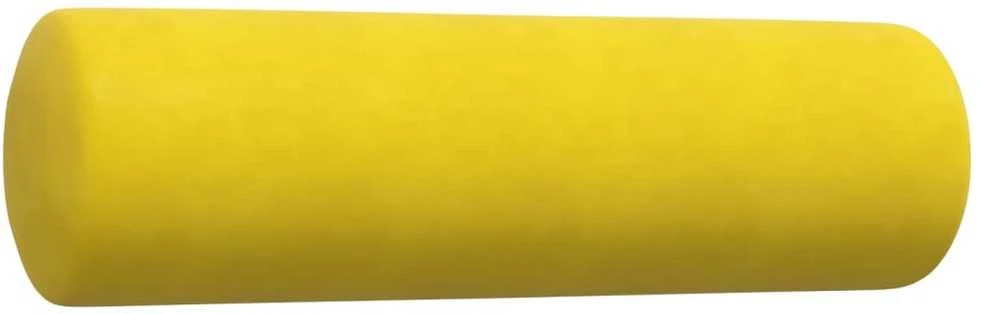 Sofa Sofos komplektas su pagalvėlėmis, 2 dalių, geltonas, aksomas