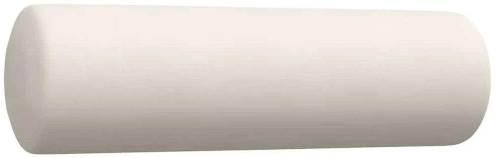 Sofa Sofos komplektas su pagalvėlėmis, 2 dalių, kreminis, aksomas