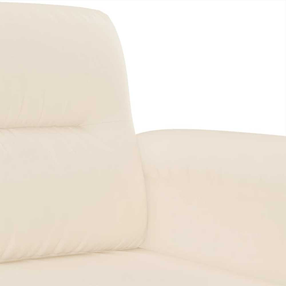Sofa Sofos komplektas su pagalvėlėmis, 2 dalių, smėlio, audinys
