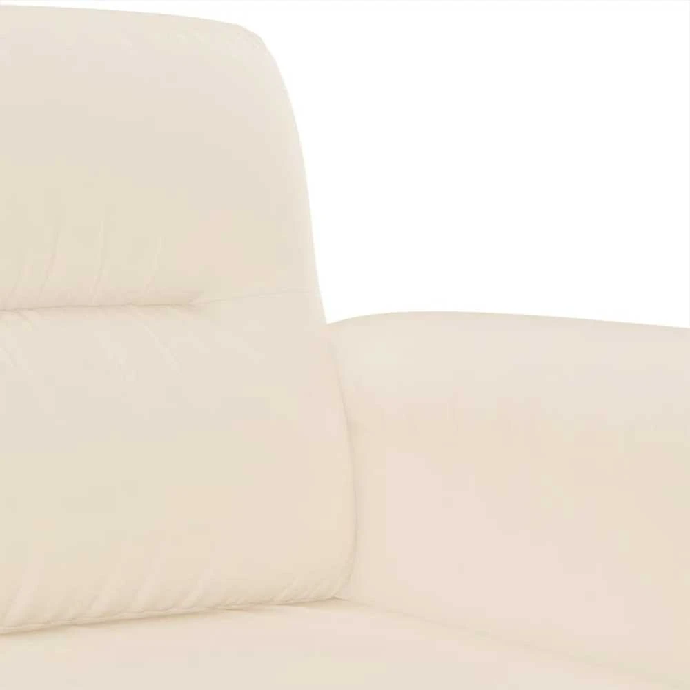 Sofa Sofos komplektas su pagalvėlėmis, 2 dalių, smėlio, audinys