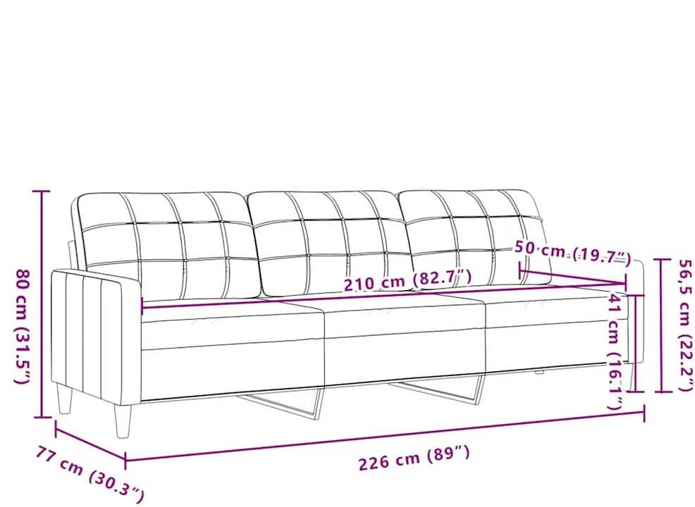 Sofa Sofos komplektas su pagalvėlėmis, 2 dalių, geltonas, aksomas