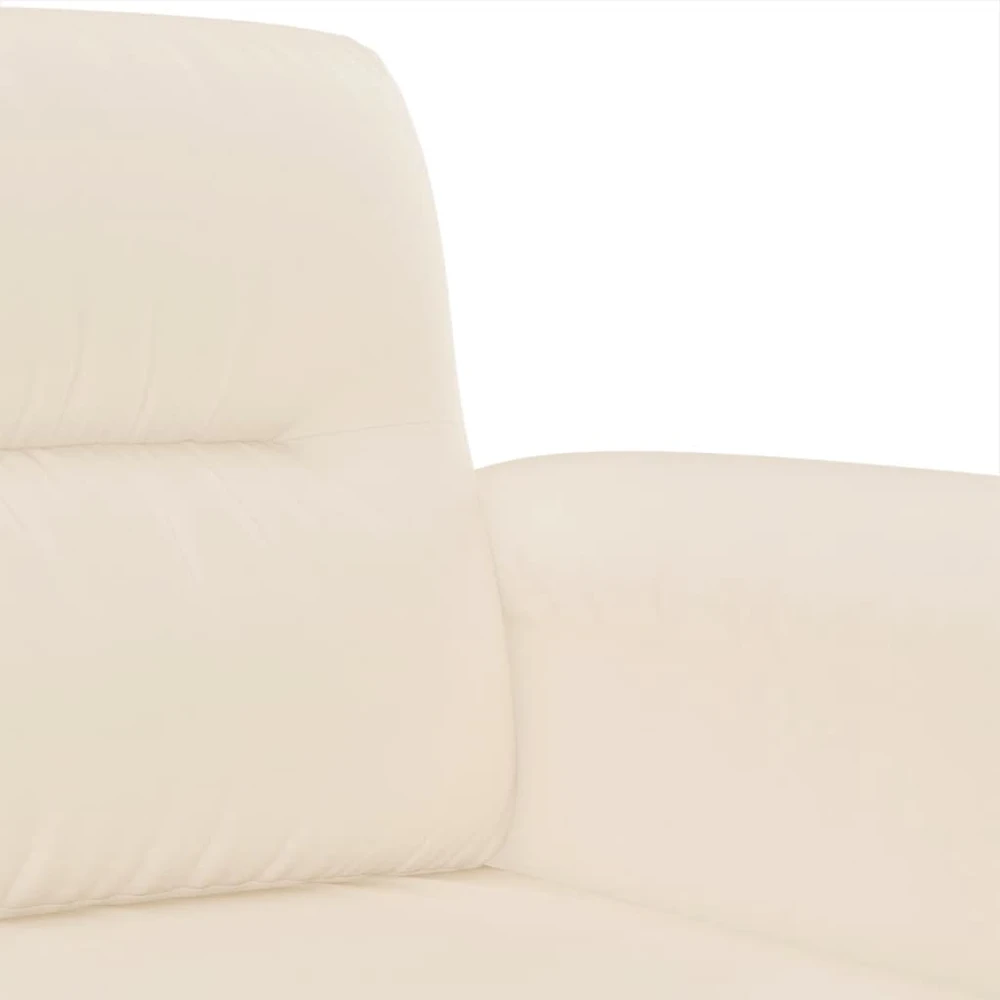 Sofa Sofos komplektas su pagalvėlėmis, 2 dalių, smėlio, audinys