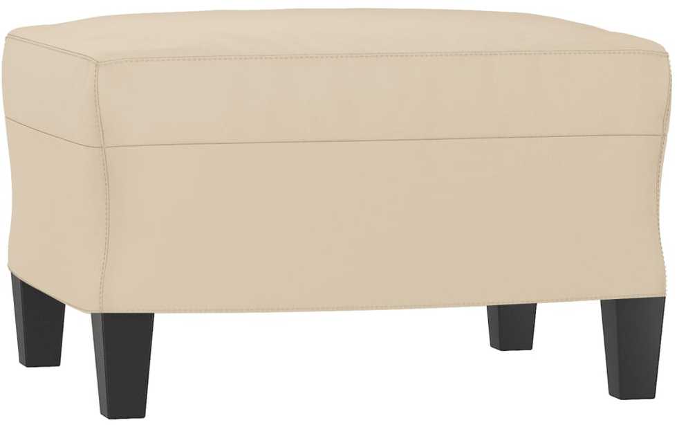 Sofa Sofos komplektas su pagalvėlėmis, 3 dalių, kreminis, audinys
