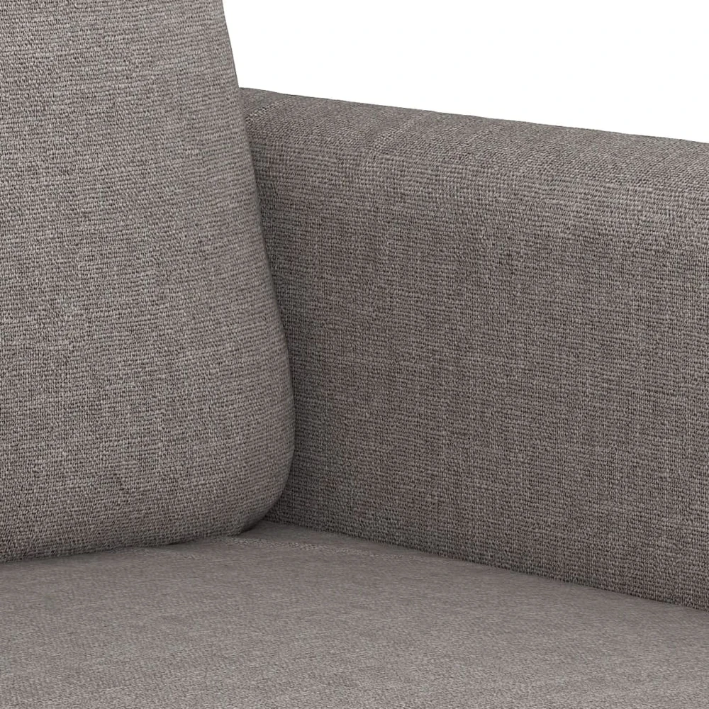 Sofa Sofos komplektas su pagalvėlėmis, 3 dalių, taupe, audinys