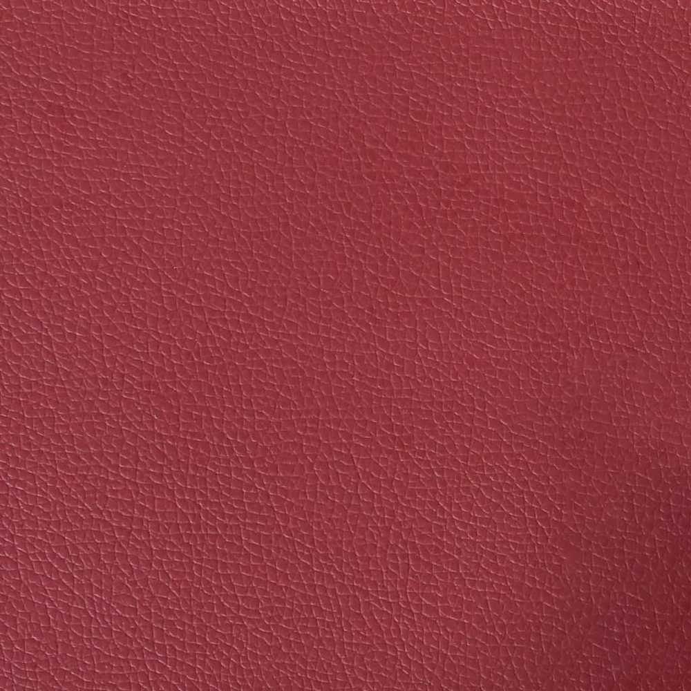 Sofa Sofos komplektas su pagalvėlėmis, 3 dalių, vyno, dirbtinė oda
