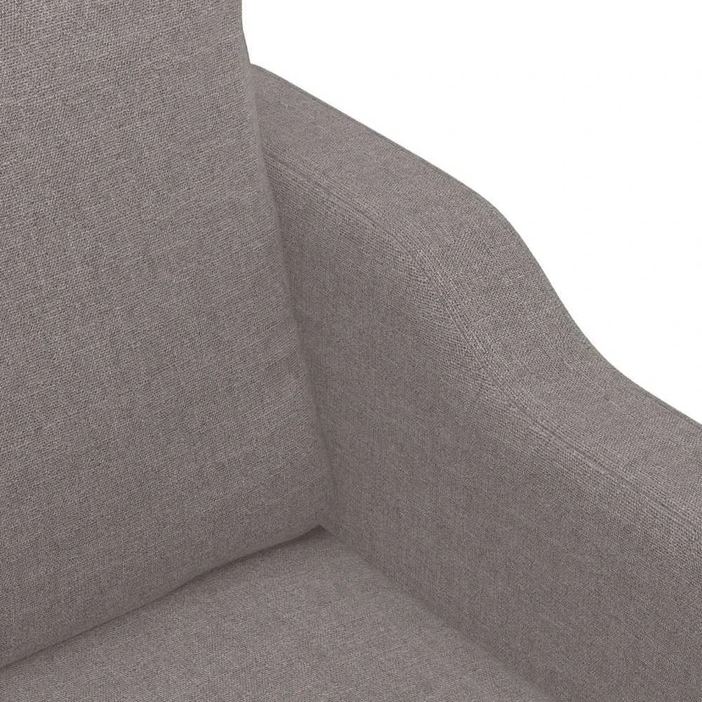 Sofa Sofos komplektas su pagalvėlėmis, 3 dalių, taupe, audinys