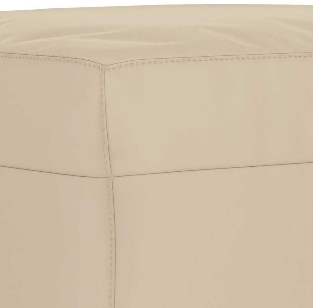 Sofa Sofos komplektas su pagalvėlėmis, 3 dalių, kreminis, audinys