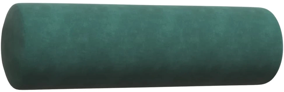 Sofa Sofos komplektas su pagalvėlėmis, 3 dalių, žalias, aksomas