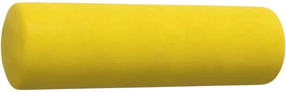 Sofa Sofos komplektas su pagalvėlėmis, 3 dalių, geltonas, aksomas