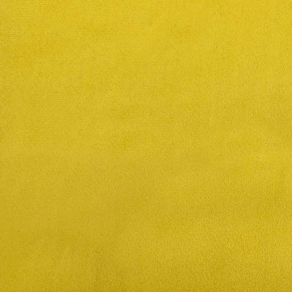 Sofa Sofos komplektas su pagalvėlėmis, 3 dalių, geltonas, aksomas
