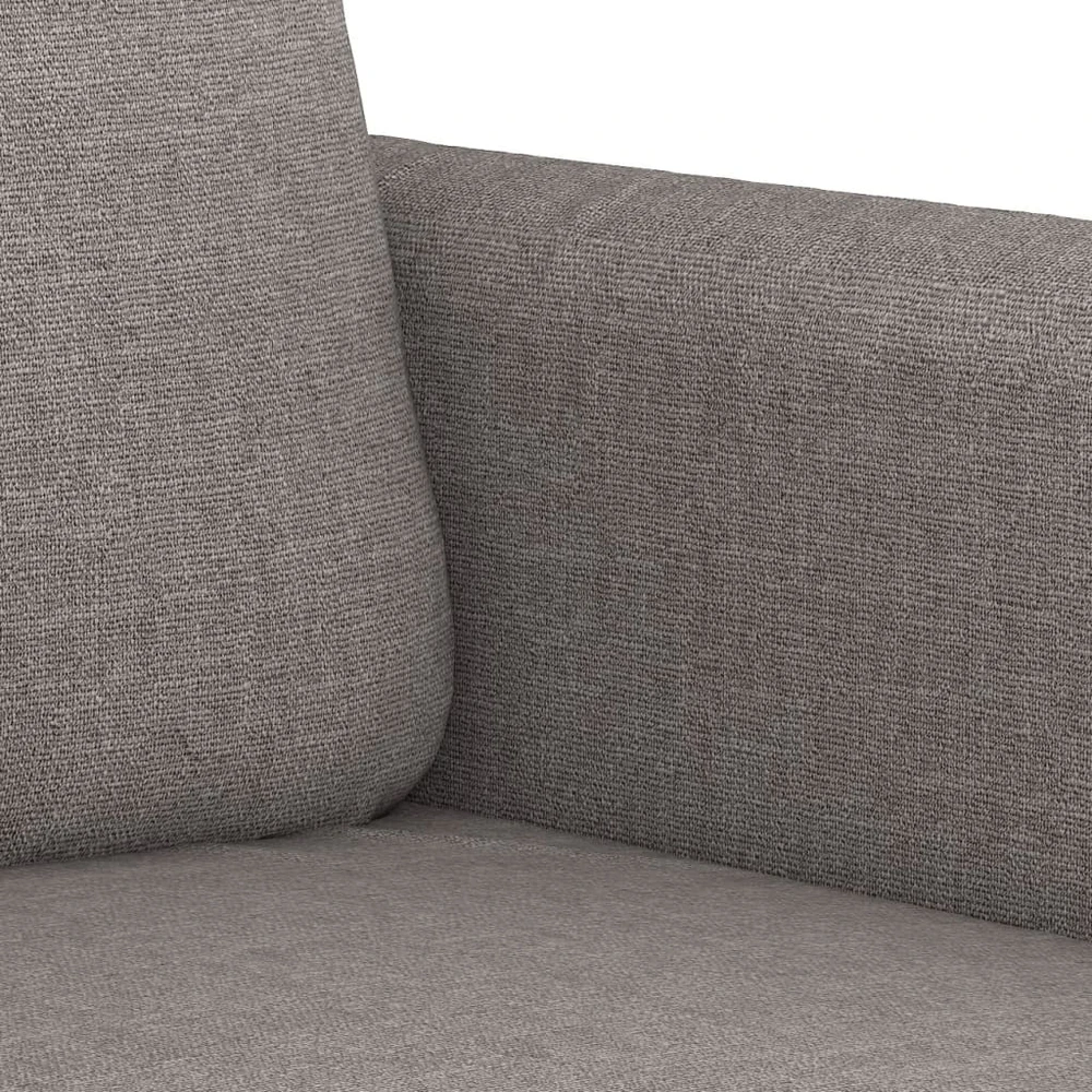 Sofa Sofos komplektas su pagalvėlėmis, 3 dalių, taupe, audinys