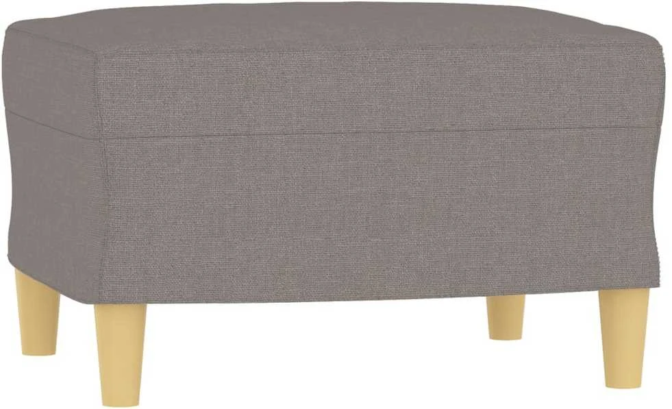 Sofa Sofos komplektas su pagalvėlėmis, 3 dalių, taupe, audinys
