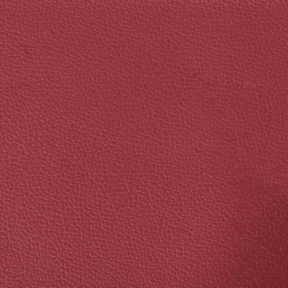 Sofa Sofos komplektas su pagalvėlėmis, 3 dalių, vyno, dirbtinė oda