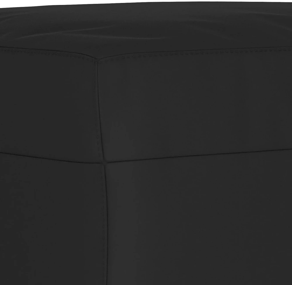 Sofa Sofos komplektas su pagalvėlėmis, 3 dalių, juodas, audinys