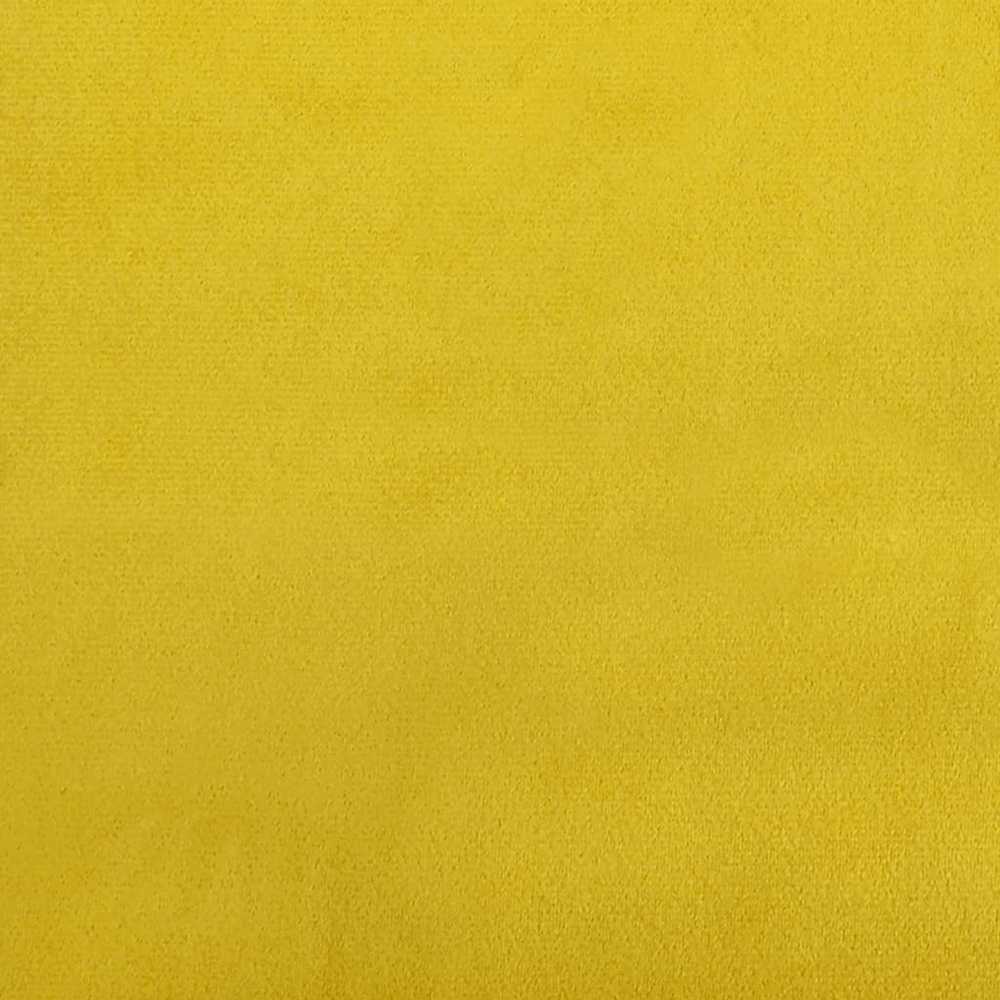 Sofa Sofos komplektas su pagalvėlėmis, 3 dalių, geltonas, aksomas
