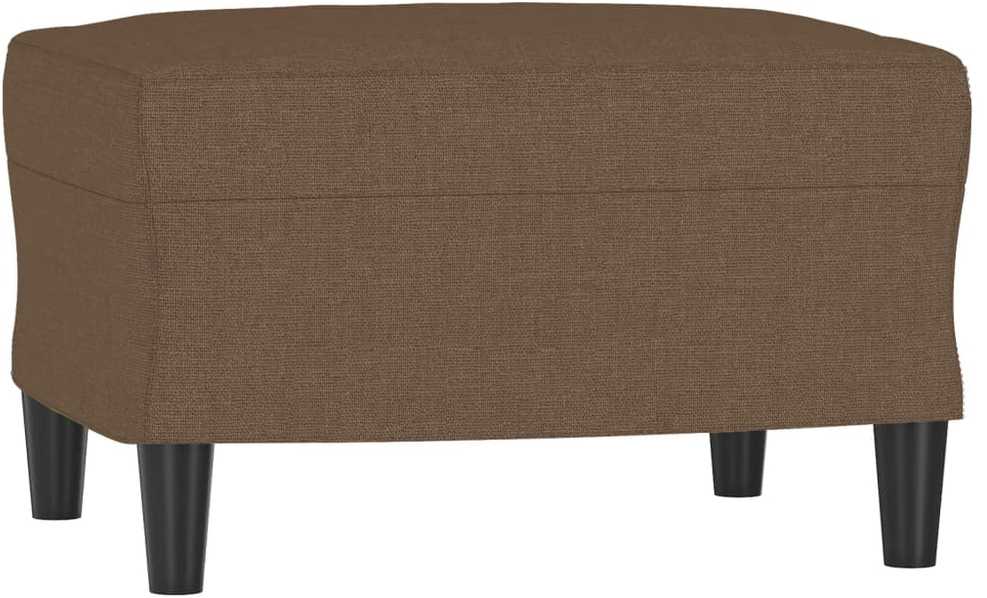 Sofa Sofos komplektas su pagalvėlėmis, 4 dalių, rudas, audinys