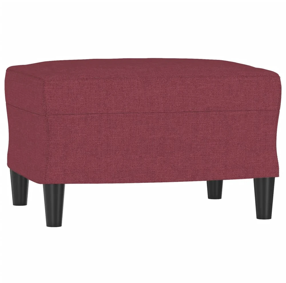 Sofa Sofos komplektas su pagalvėlėmis, 4 dalių, vyno, audinys