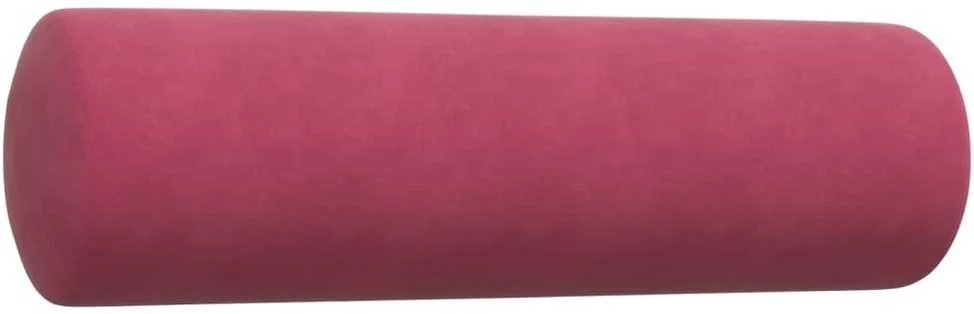 Sofa Sofos komplektas su pagalvėlėmis, 4 dalių, vyno, aksomas