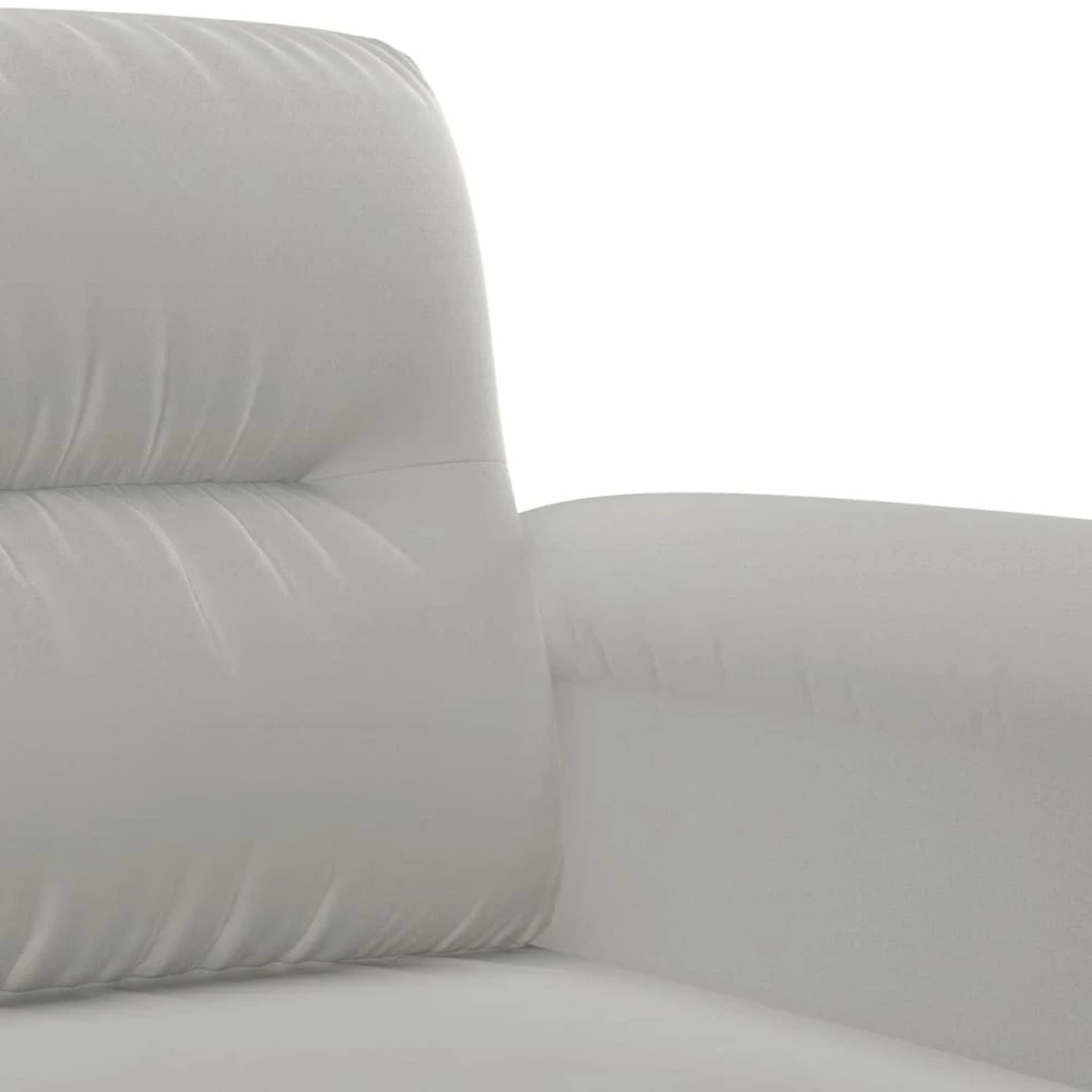 Sofa Sofos komplektas su pagalvėlėmis, 4 dalių, pilkas, audinys