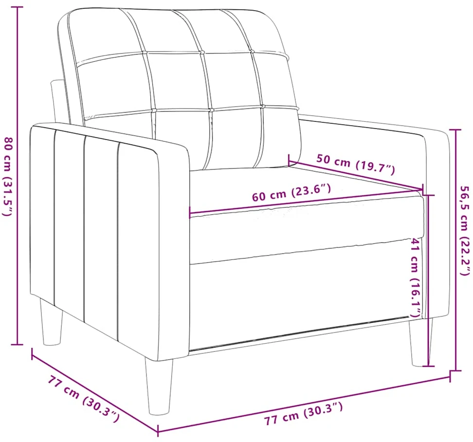 Sofa Sofos komplektas su pagalvėlėmis, 4 dalių, geltonas, aksomas