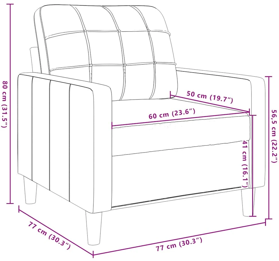 Sofa Sofos komplektas su pagalvėlėmis, 4 dalių, geltonas, aksomas