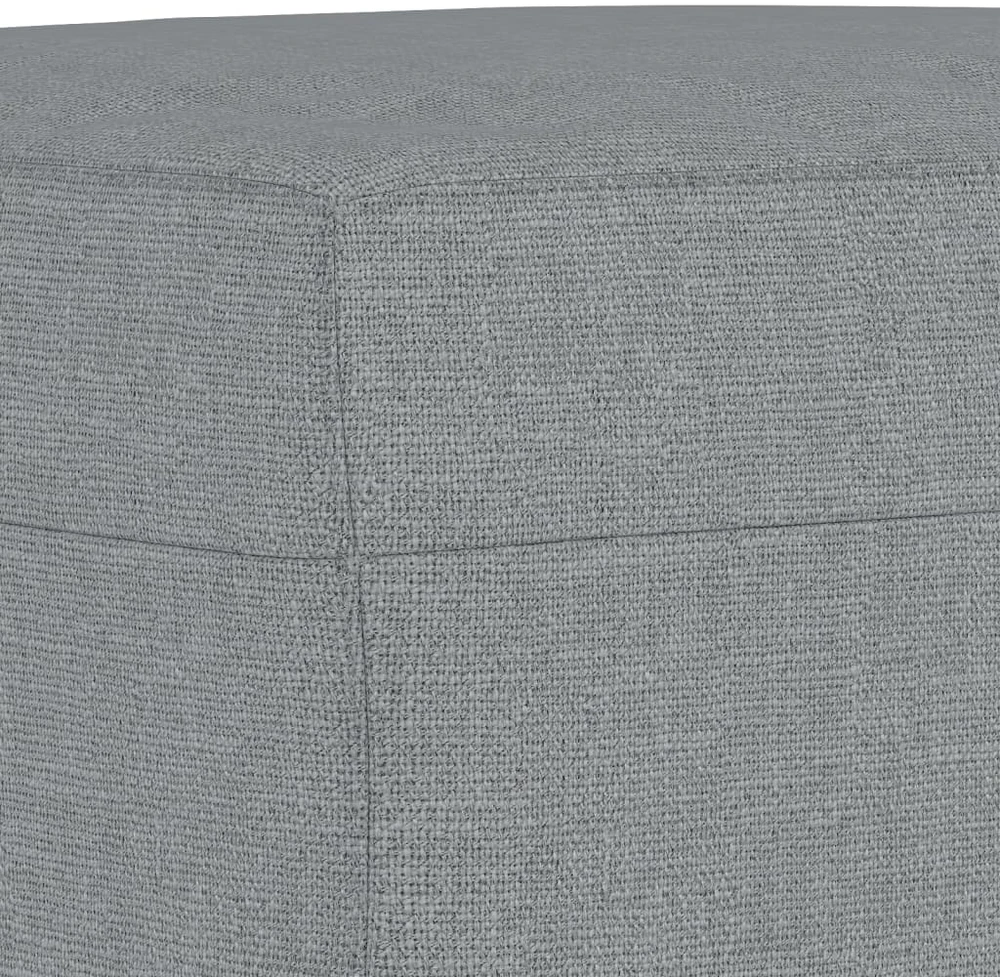 Sofa Sofos komplektas su pagalvėlėmis, 4 dalių, pilkas, audinys