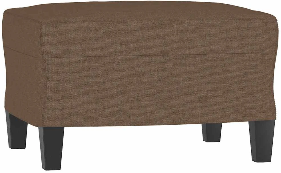Sofa Sofos komplektas su pagalvėlėmis, 4 dalių, rudas, audinys